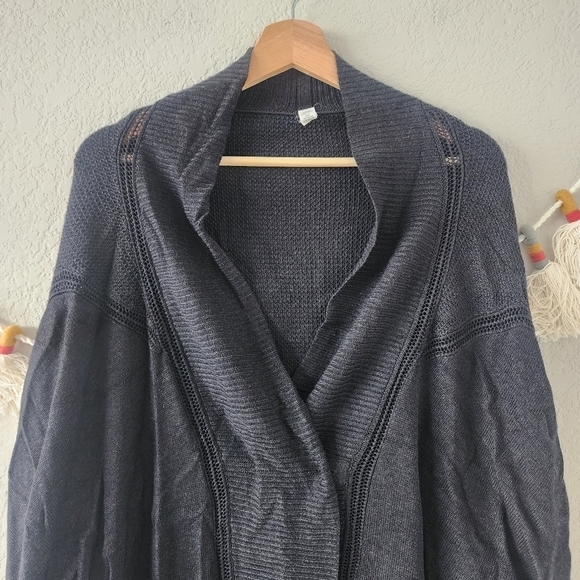 Lululemon Cashmere Blend Breeze Easy Wrap Knit Cardigan Lounge Cozy Yoga XS/S - Picture 3 of 11